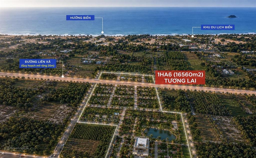 Bán lô đất quy hoạch đẹp, ven biển phường lagi, lâm đồng, giá chỉ 900 nghìn /m2