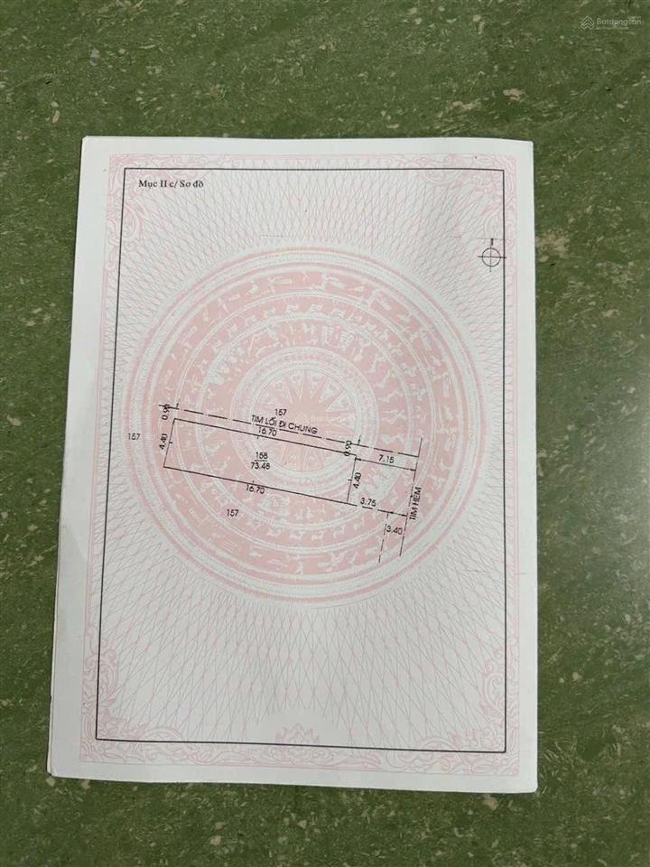 Hot, bán đất tặng luôn ngôi nhà phú thọ hòa, tân phú, 74m2. hẻm xe hơi 6m, chỉ hơn 5 tỷ.