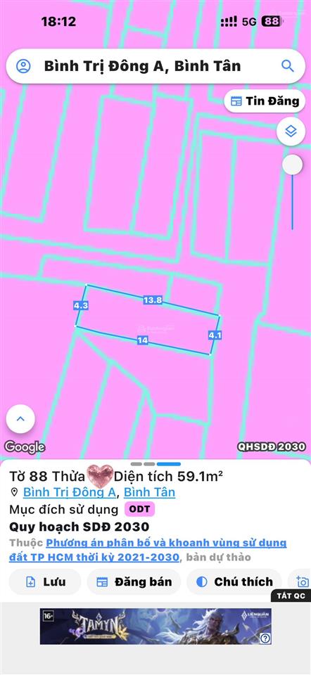Hot, bán gấp nhà riêng mã lò, 60m2, 2 tầng hẻm xe hơi thông sát mặt tiền chỉ hơn 3 tỷ.