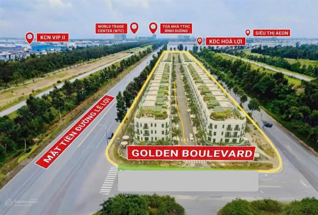 Bàn nhà phố 1 trệt 2 lầu trung tâm tp mới bình dương, diện tích 5x24, giá 4 tỷ 360 triệu