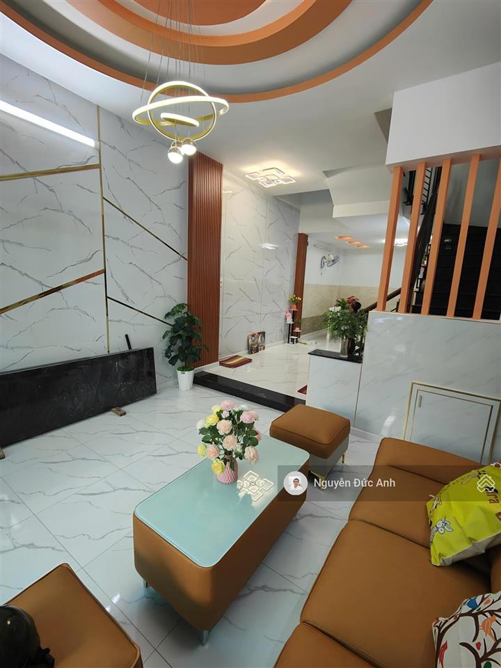 Bán nhà gò vấp 6.x tỷ  hẻm ôtô 4m  4pn  nhà mới ở ngay  shr vuông đẹp  khu phân lô an ninh đẹp