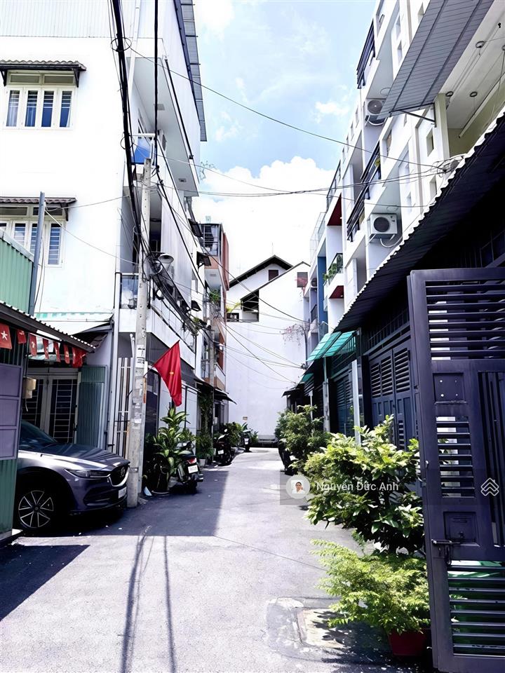 Bán nhà gò vấp 6.x tỷ  hẻm ôtô 4m  4pn  nhà mới ở ngay  shr vuông đẹp  khu phân lô an ninh đẹp