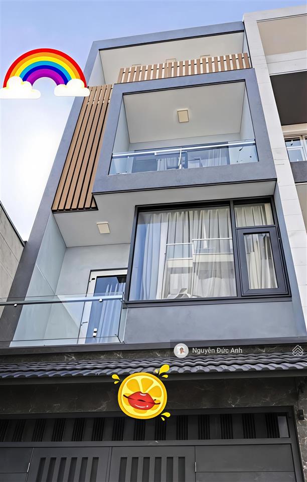 Bán nhà mới hxh 5m sát cityland phan văn trị gò vấp, 70m2 shr đẹp, đúc 4tầng 6pn sẵn đang cho thuê