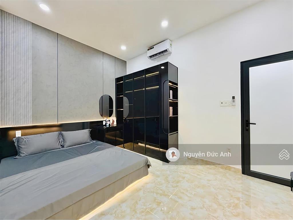 Shr (4.5*17m) nhà mới rộng thoáng với 78m2, 4pn, có phòng ngủ tầng trệt, full nội thất mới, ở ngay