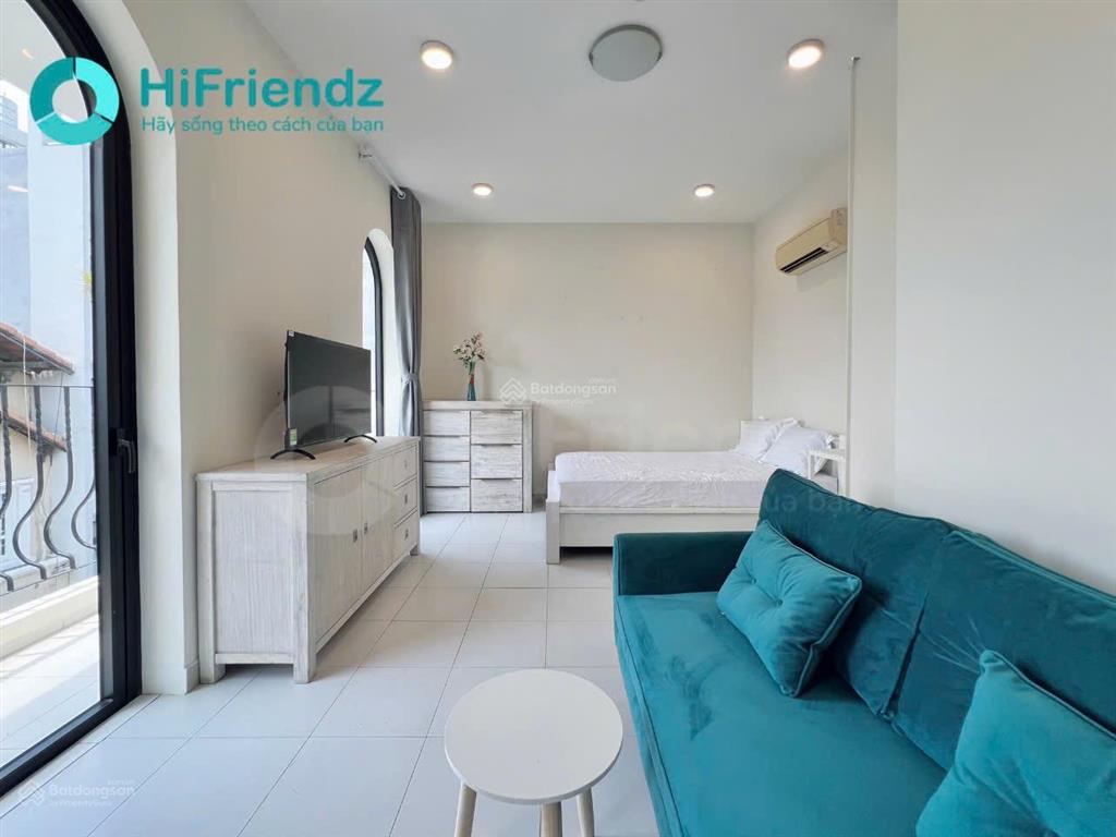 Trống lại căn hộ  studio ban công, thoáng mát tại thảo điền