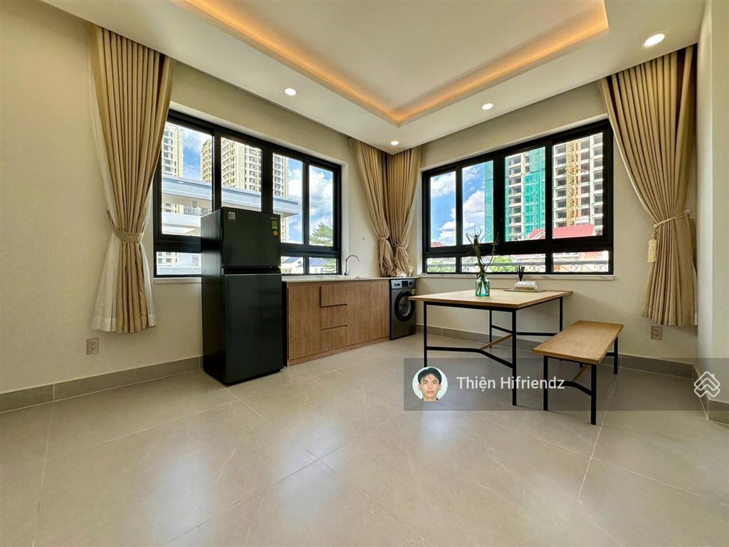 Căn hộ mini cho thuê  ngay trần não, máy giặt riêng