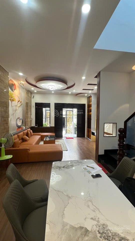 Gần 100m2 nhỉnh 6 tỷ nhà mới đẹp  hẻm ô tô sát bên gò vấp