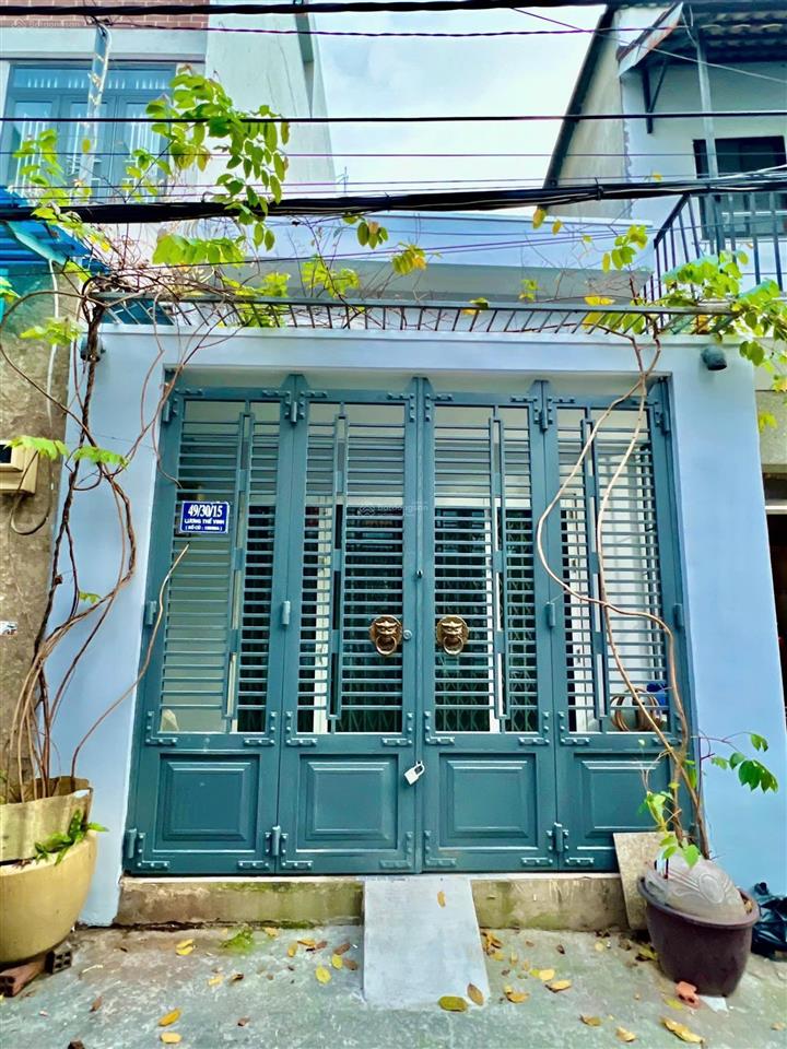Cho thuê nhà nguyên căn mới 1pk, 2pn, 2wc, 10 triệu, ở lương thế vinh, q.tân phú, hẻm xe hơi