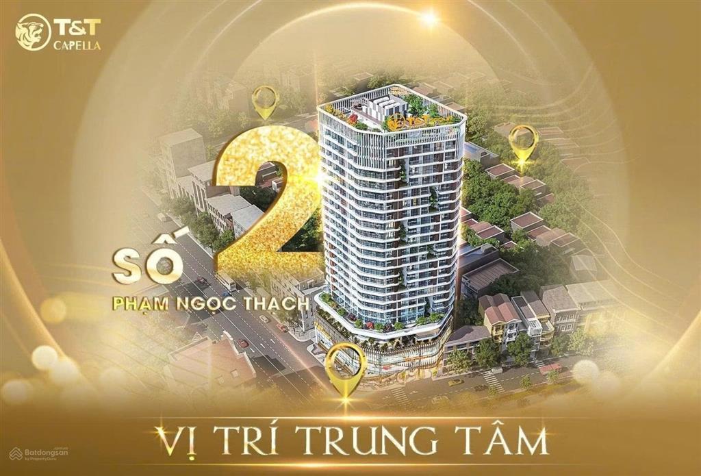 Siêu hiếm! căn hộ sân vườn t&t capella 2 phạm ngọc thạch 178m2 cạnh vincom sở hữu lâu dài 26,x tỷ