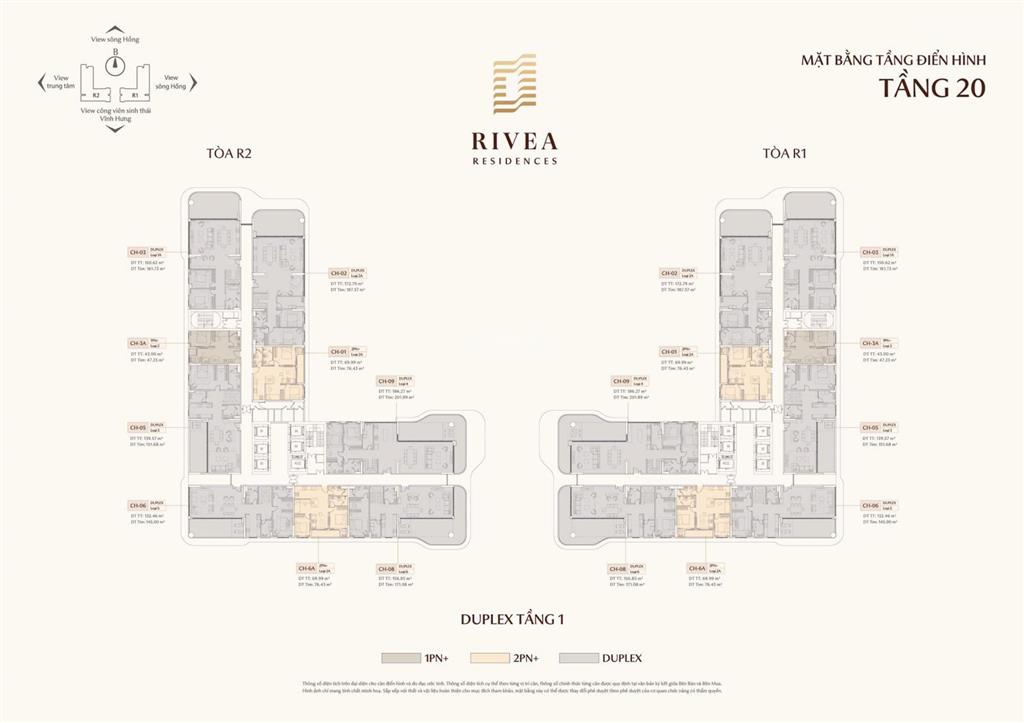 Rivea hanoi giá từ 98 triệu/m² | duplex có bể bơi riêng  cạnh times city  đảm bảo slot ô tô