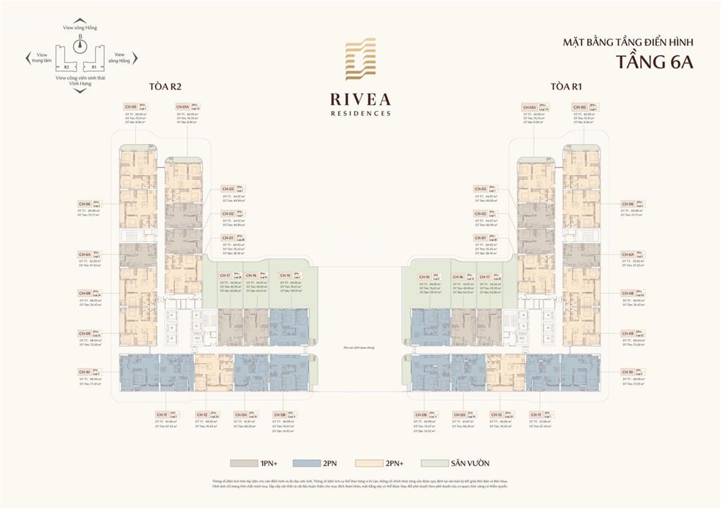 Rivea hanoi giá từ 98 triệu/m² | duplex có bể bơi riêng  cạnh times city  đảm bảo slot ô tô
