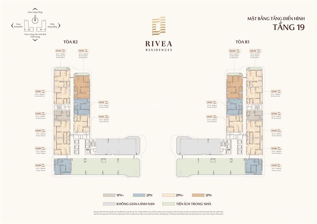 Rivea hanoi giá từ 98 triệu/m² | duplex có bể bơi riêng  cạnh times city  đảm bảo slot ô tô