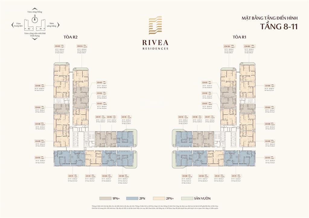 Rivea hanoi giá từ 98 triệu/m² | duplex có bể bơi riêng  cạnh times city  đảm bảo slot ô tô