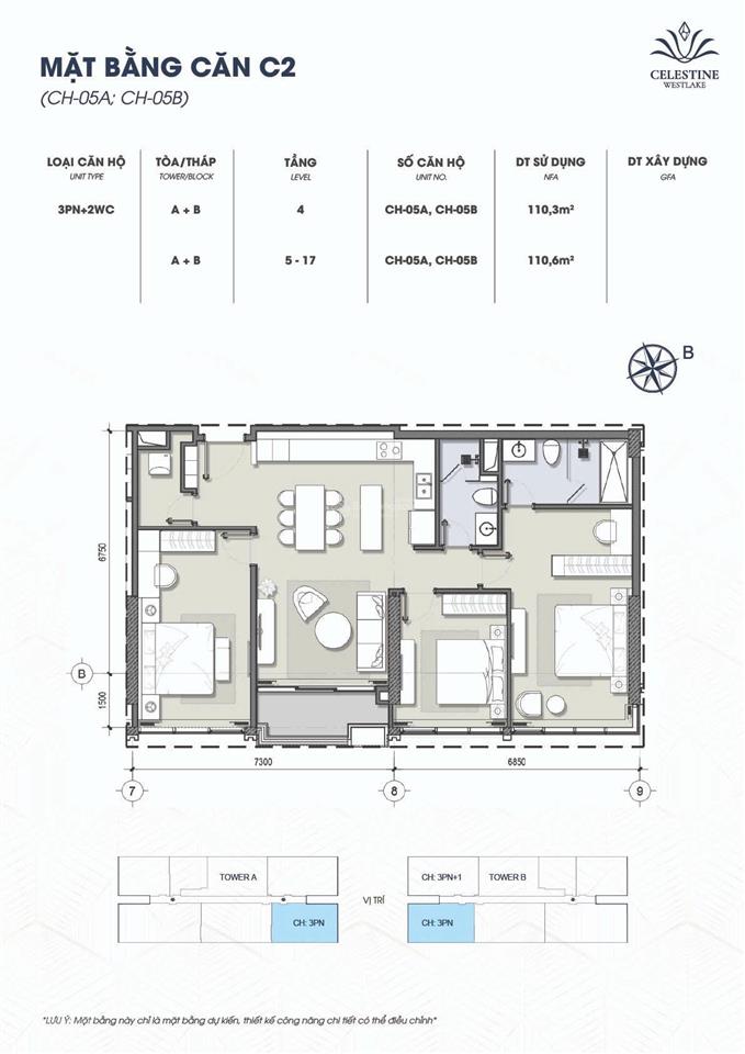 Bán penthouse và duplex view trực diện hồ tây tại celestine westlake trực tiếp chủ đầu tư