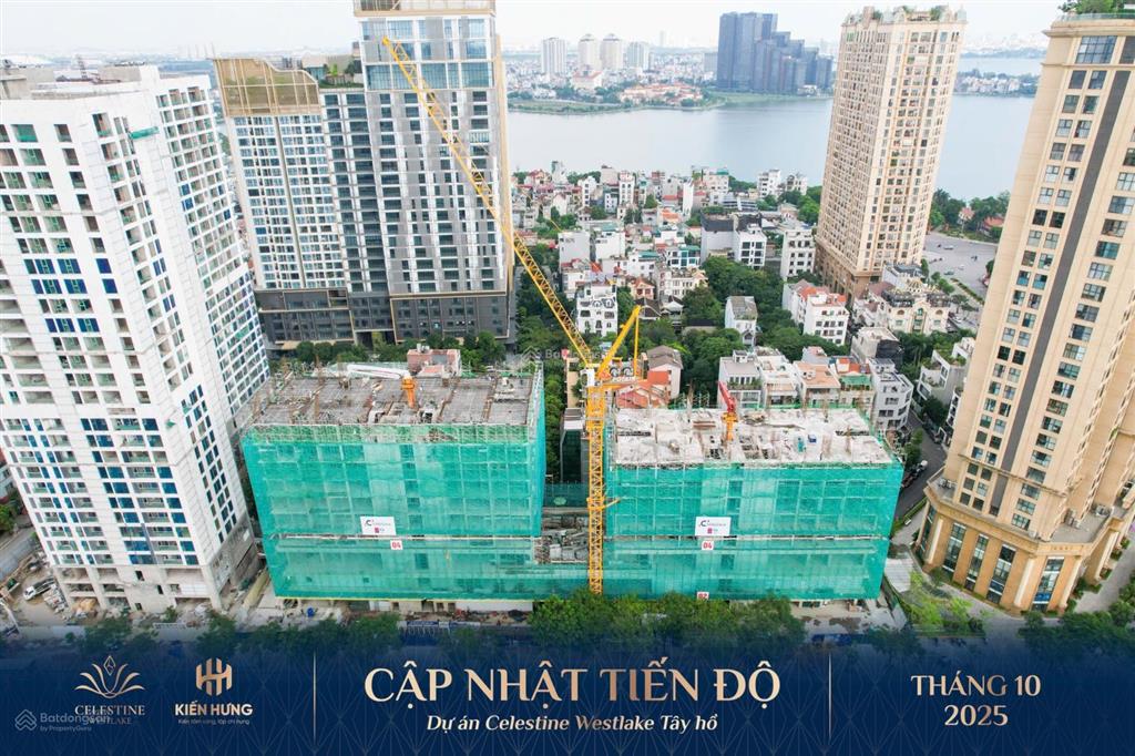 Bán căn hộ 03 ngủ view hồ tây tại dự án celestine westlake tây hồ, diện tích 118m2 giá 18,5 tỷ