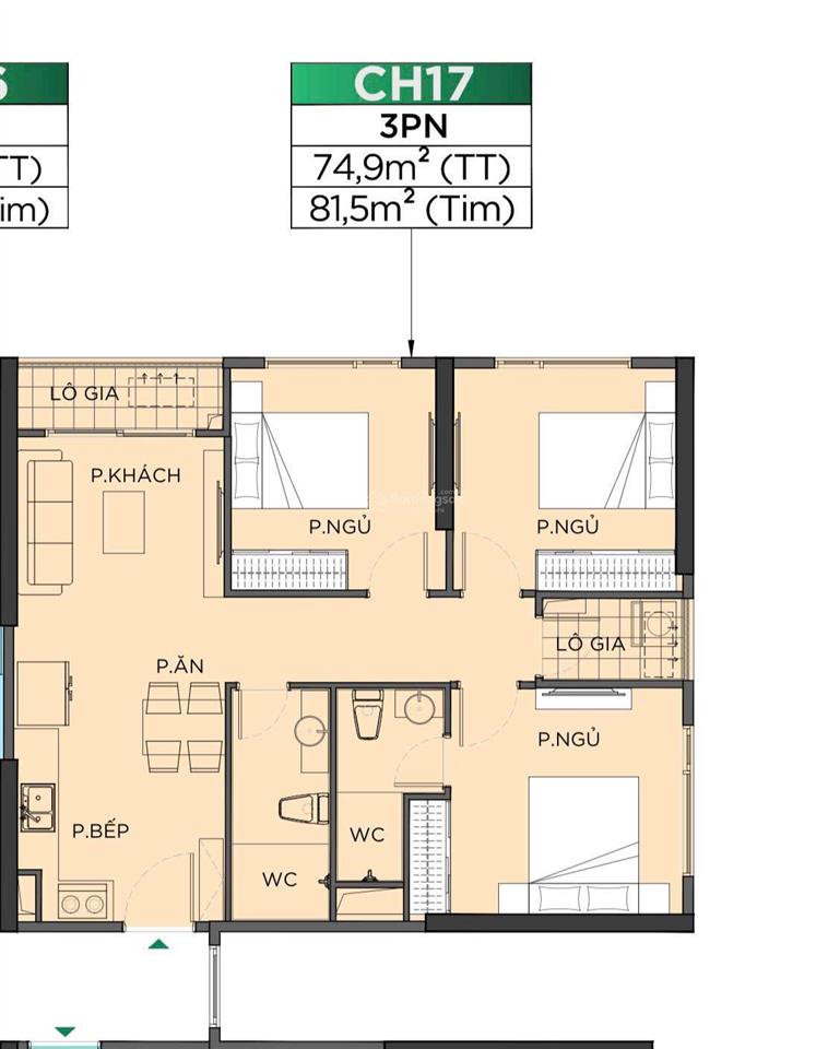 Bán 3pn 2wc gh2 glory heights tầng trung siêu đẹp hàng cđt 1 căn cuối cùng