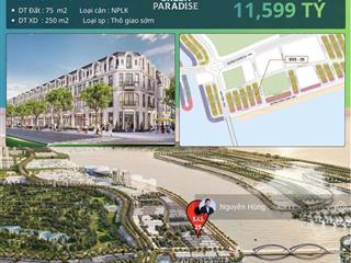 Nhà phố biển vinhomes cần giờ diện tích lớn 250m2 ngay cạnh biển hồ rộng 800ha + công viên + trường