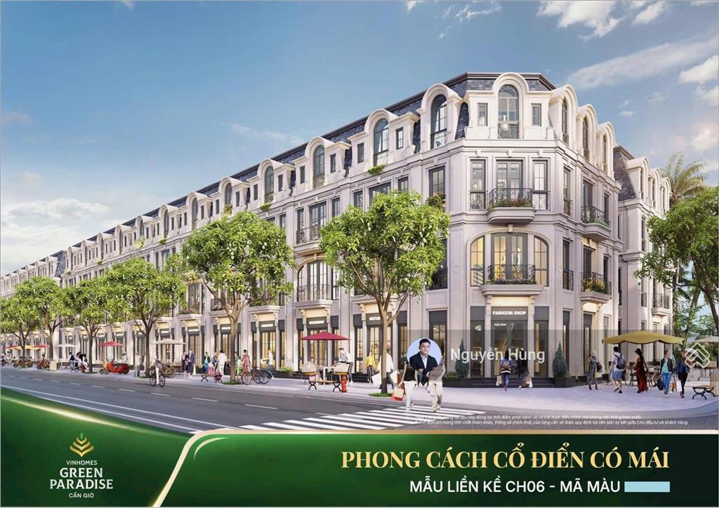 Nhà phố biển vinhomes cần giờ diện tích lớn 250m2 ngay cạnh biển hồ rộng 800ha + công viên + trường