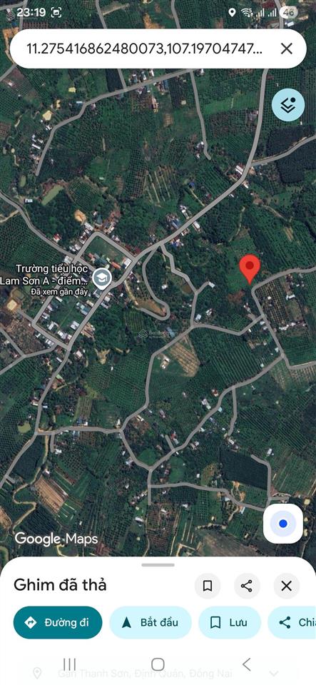 Bán 8.111m đất gần hồ trị an, định quán, đồng nai chỉ 1.3 tỷ