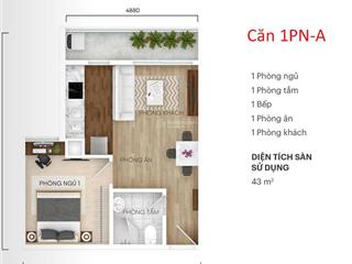 Quỹ căn 1pn, 2pn, 3pn giá tốt tại gamuda central park