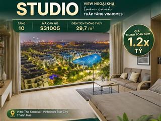Bán nhanh căn studio chung cư vinhomes thanh hóa