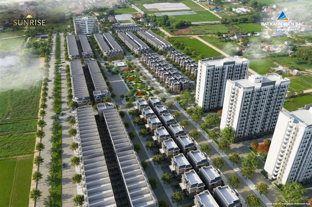 Nhà liền kề khu đô thị sunrise tp sầm sơn