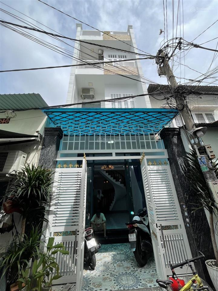 Hẻm xe hơi thông  đ phú thọ hòa  tân phú  64m²  4 tầng  8,7 tỷ, tl