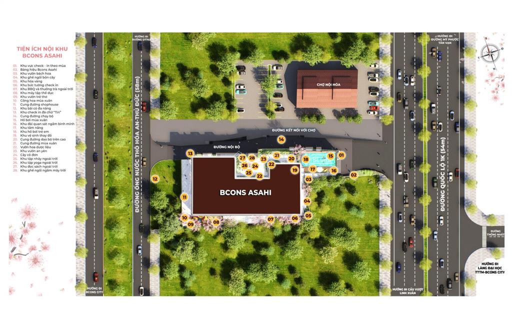 Chủ kẹt tiền bán gấp bcons asahi 2pn 2wc góc 60m2 chỉ 435 triệu nhận nhà