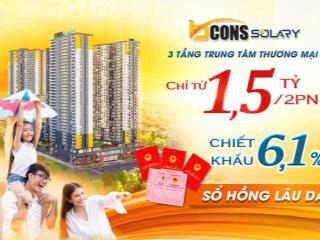 Siêu phẩm căn hộ bcons solary chỉ 1,7 tỷ/2pn chiết khấu đến 6,1% sổ hồng lâu dài
