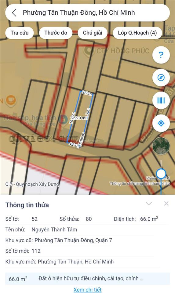 Bán nhà riêng tại hẻm 391, huỳnh tấn phát, 6,6 tỷ, dt nhà 56,5m2