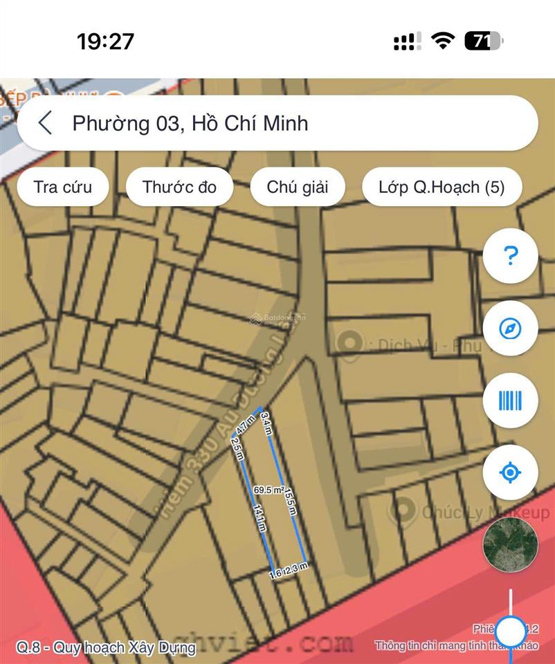 Bán nhà riêng hẻm 330 âu dương lân, 5,5 tỷ, 65,8m2, 3pn, 2wc, uy tín