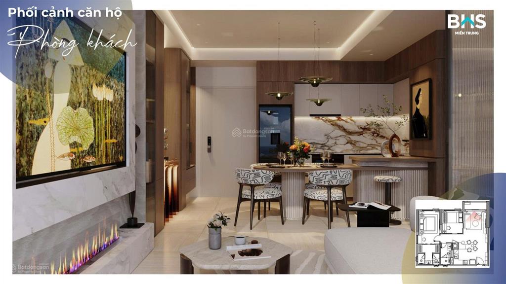 Bán căn hộ  2pn  trung tâm phố tây an thượng đà nẵng  the poet residence