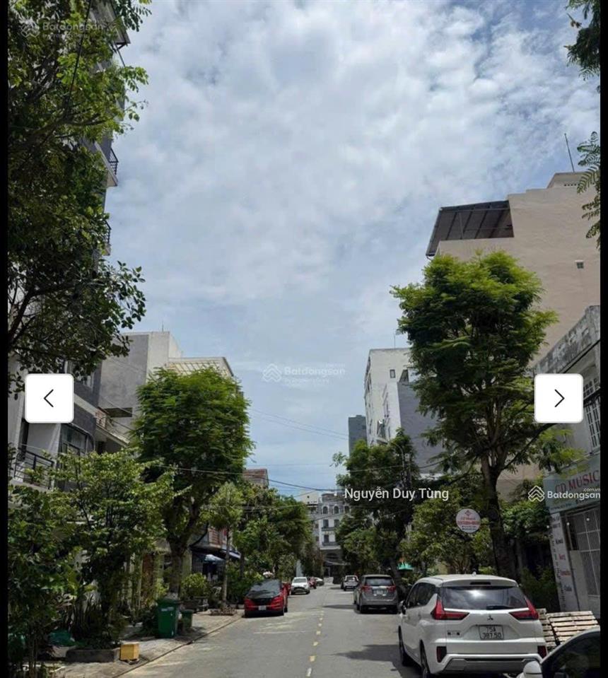 Cặp đất lê tấn toán phố hàn khu biển | 180m2 ngang 10m  kẹp cống thoáng