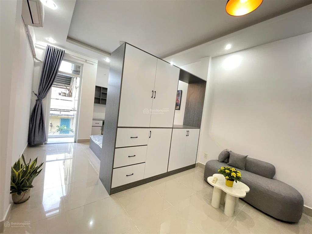 Studio full nội thất  ban công  gần đh văn lang, chợ bến thành, cầu ông lãnh quận 1