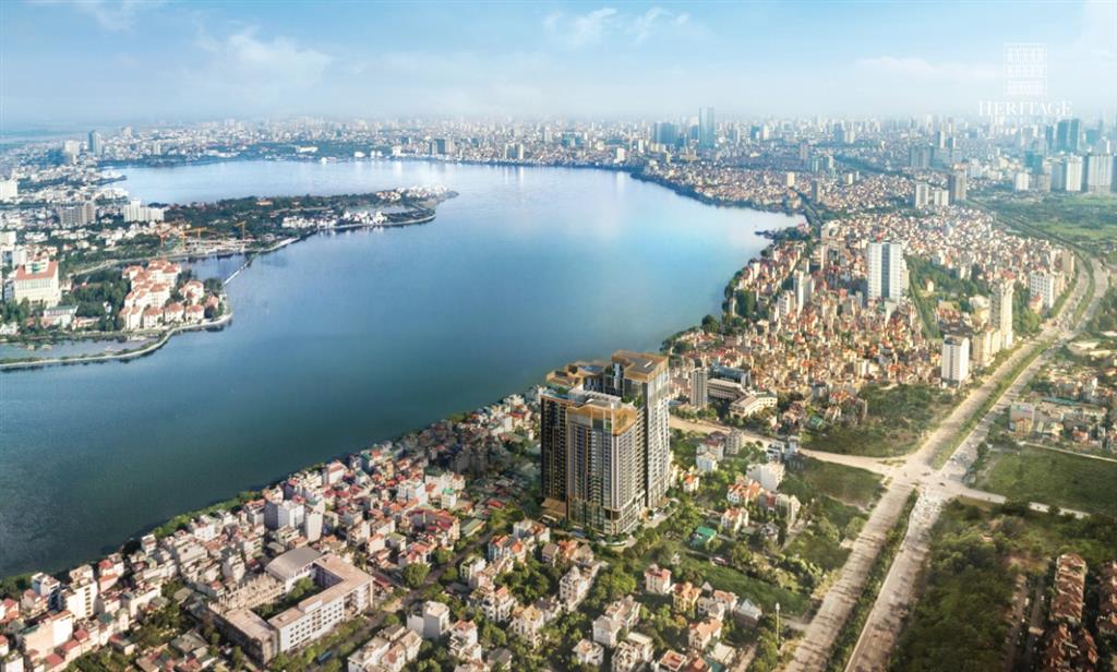 Bán chung cư heritage, tầng cao, view hồ tây, 4pn, 140m2