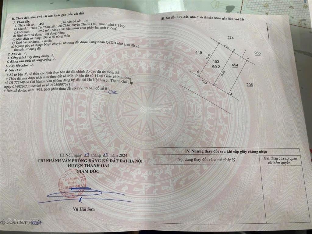 Bán đất khu liên châu với giá ưu đãi chỉ từ 5 tỷ