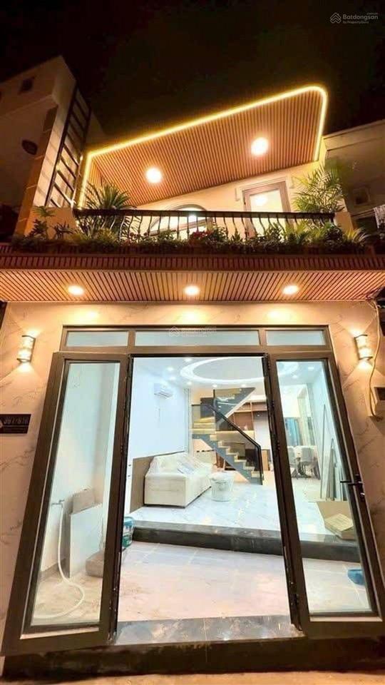 Nhà mới full nội thất hẻm ô tô thông 3pn có pn trệt 7,6 tỷ
