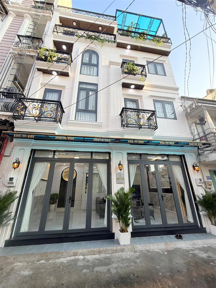 Bán nhà cạnh kdc nam long  ngang 8m dài 5m  4 tầng 5 pn  ô tô ngủ nhà  shr  giá 9t