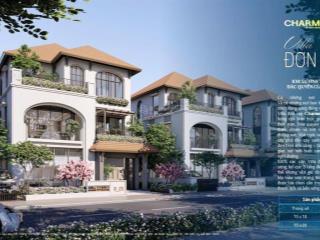 Biệt thự đơn lập  suất ngoại giao vip charmora city nha trang, đối diện công viên giáp sông