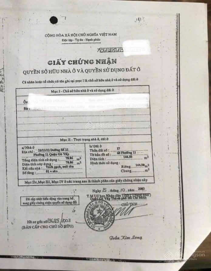 Hàng hiếm ngang 8,1x19m xây chdv hoặc 2 căn siêu phẩm