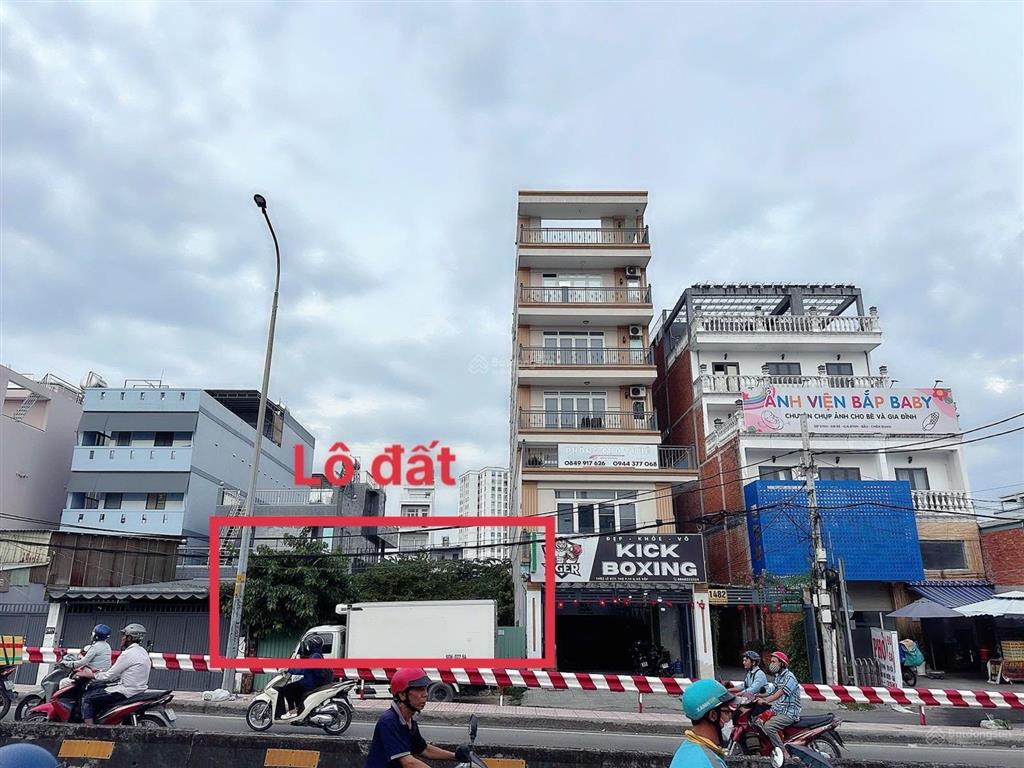 Bán lô mặt tiền lê đức thọ 9x61 2 mặt hẻm