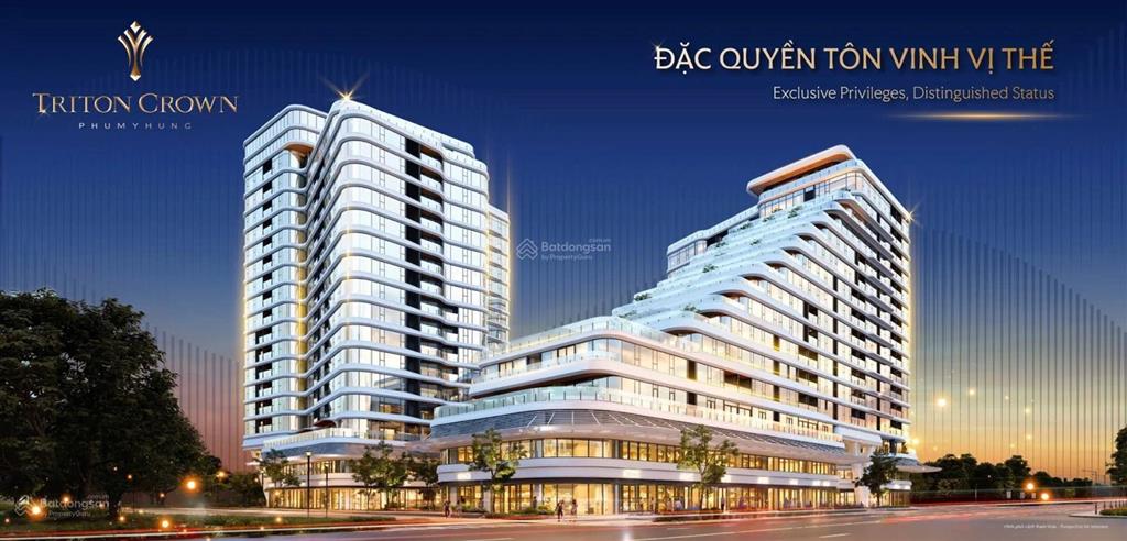 Mở bán căn hộ triton crown phú mỹ hưng 2.0  biểu tượng sống thượng lưu tại khu hồ bán nguyệt