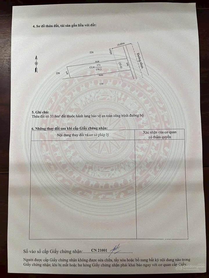 Đất mặt tiền kinh doanh buôn bán. ngay khu công nghiệp phước đông(179m2)giá 710tr.  0902 850 ***