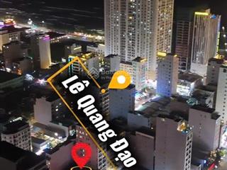 Góc 2 mt lê quang đạo, đủ tiêu chuẩn xây cao tầng , tt phố dl an thượng