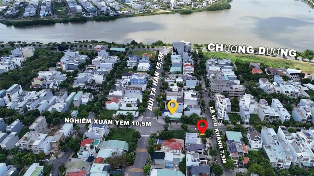 Bán gấp lô đất xây biệt thự đường bùi tá hán | trục đường chuẩn bị xây cầu bắc qua hoà xuân