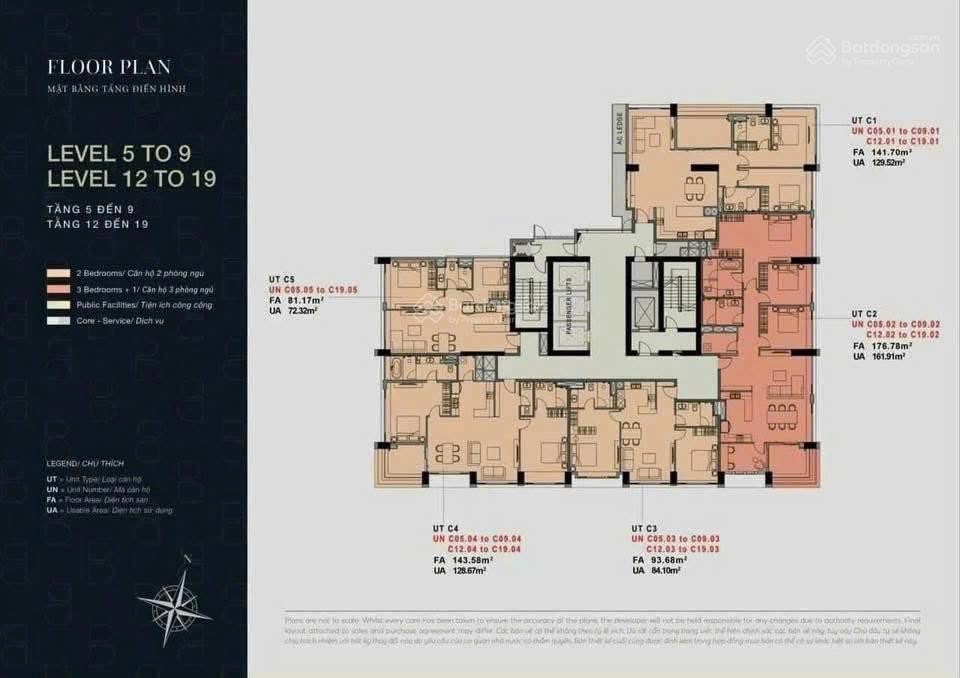 3pn, 176m2, berkley thảo điền căn hộ hạng sang cuối cùng tại thảo điền