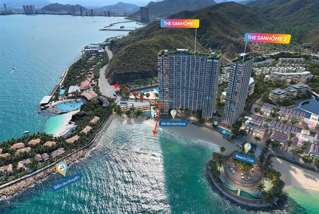 [2pn hoa hậu. sanhome] 66m2, view trực diện biển