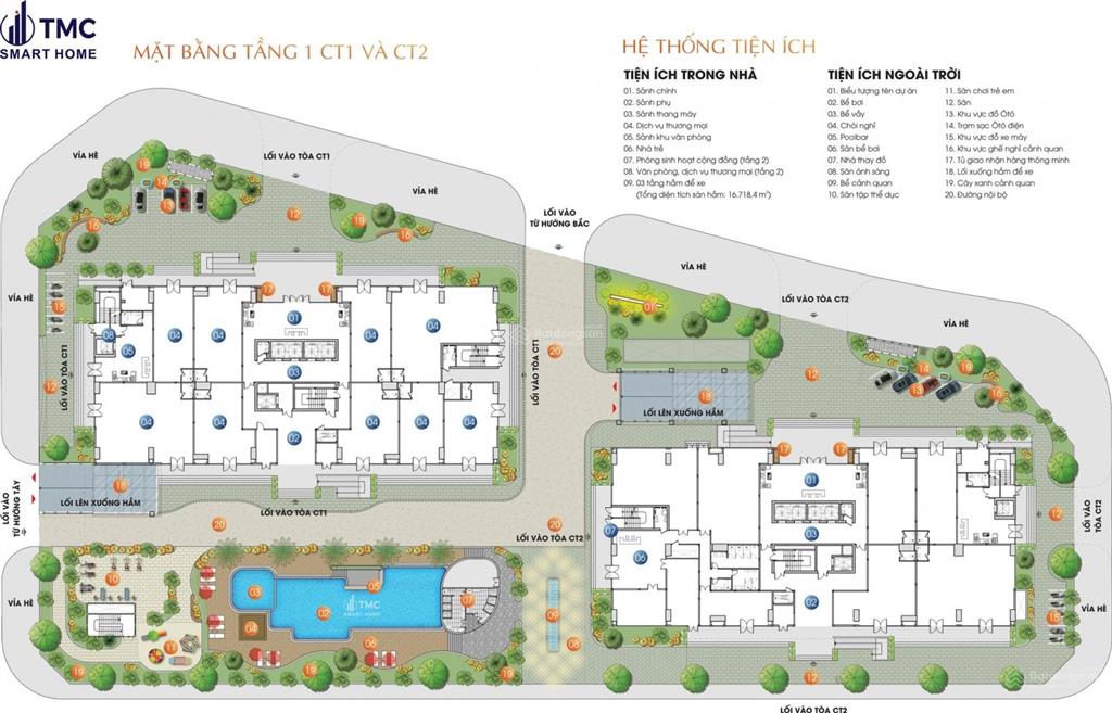 Bán cc tmc smart home, 70m2, tôi để lại toà ct2 rẻ hơn 3% so với cđt