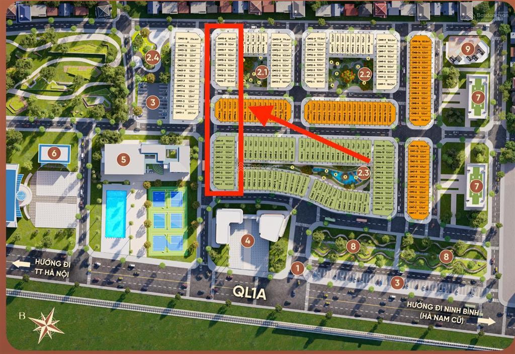 Quỹ căn hiếm nammon square trục thông với ql1a mở rộng 60m rẻ nhất dự án dk 18tỷ htls 0% 24 tháng
