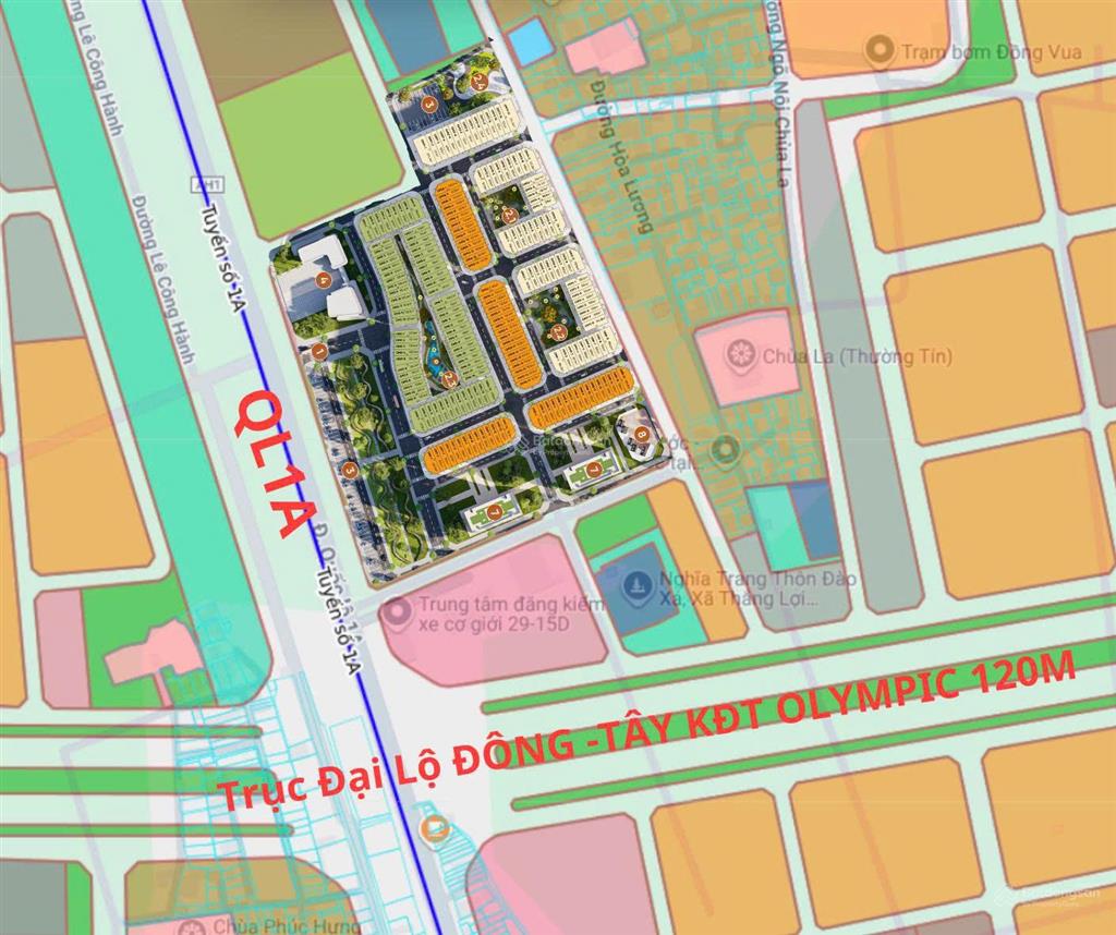 Quỹ căn hiếm nammon square trục thông với ql1a mở rộng 60m rẻ nhất dự án dk 18tỷ htls 0% 24 tháng